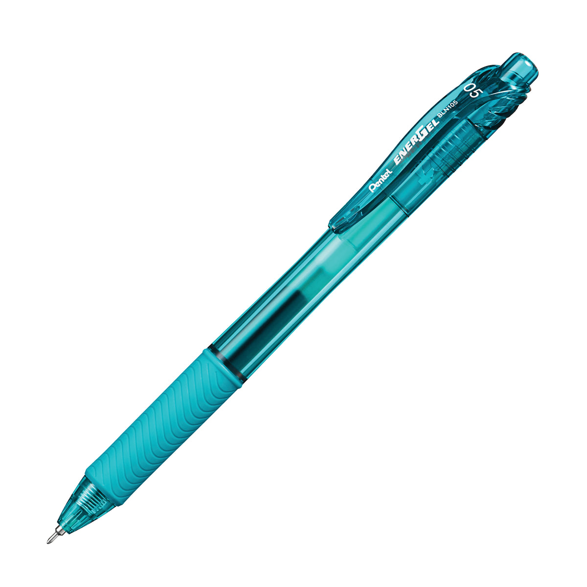 Pentel EnerGel-X Retractable Gel Pen 0.5 mm Needle Turquoise (PENBLN105S3)