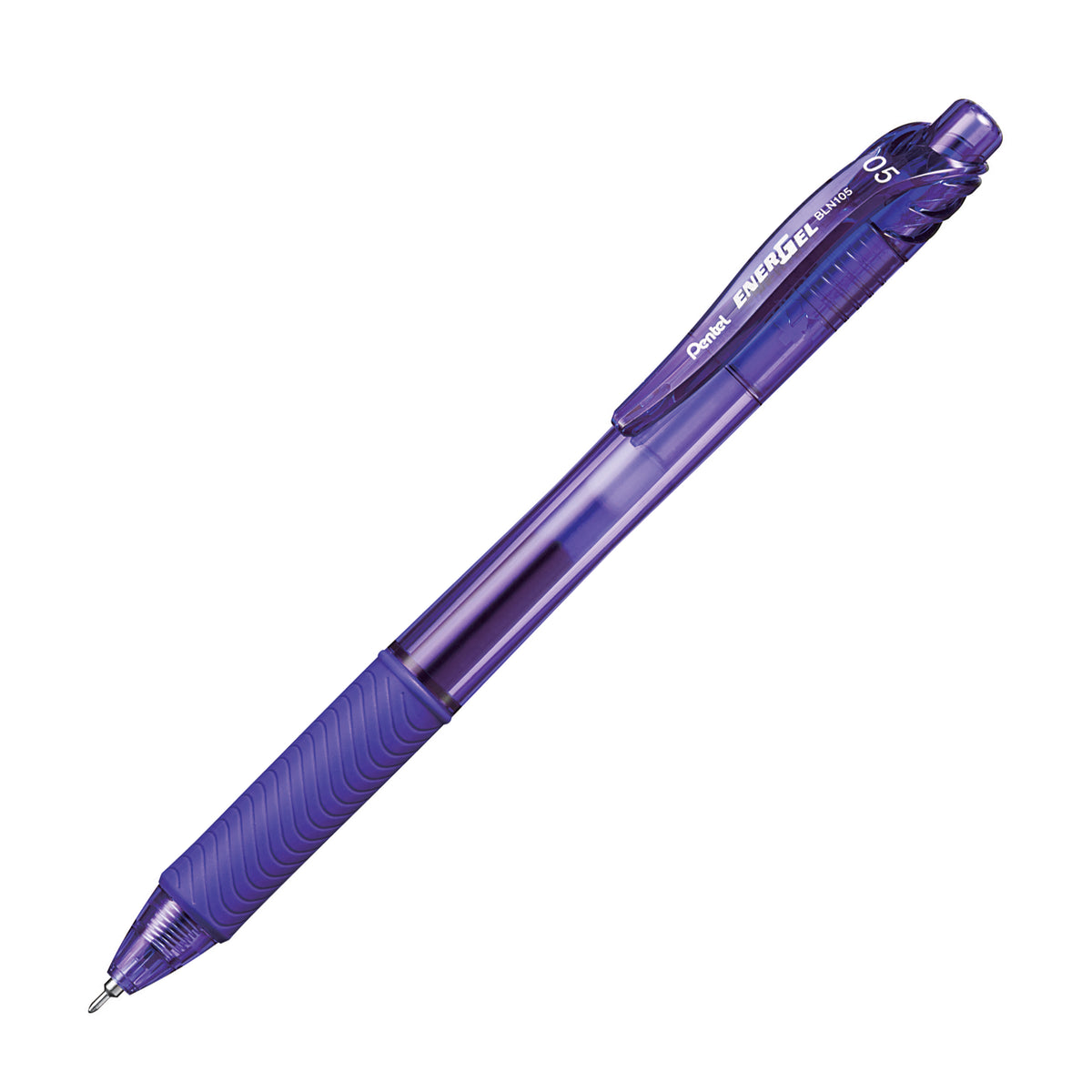 Pentel EnerGel-X Retractable Gel Pen 0.5 mm Needle Violet (PENBLN105V)