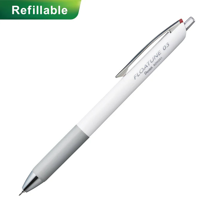 Pentel Floatune Retractable Rollerball Pen — 0.3mm (Refillable)