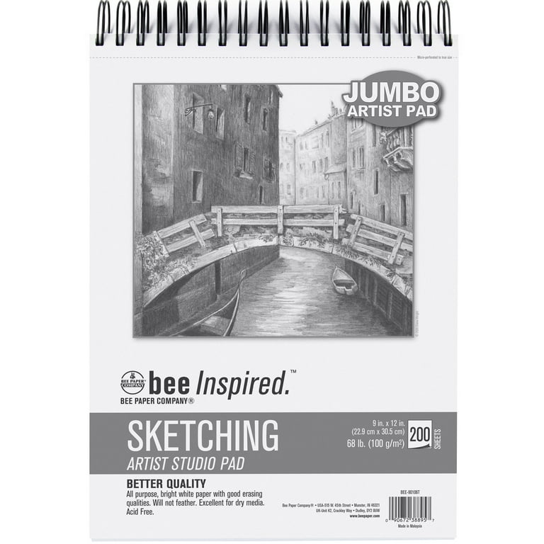 Inspired 9x12" Drawing & Sketching Books