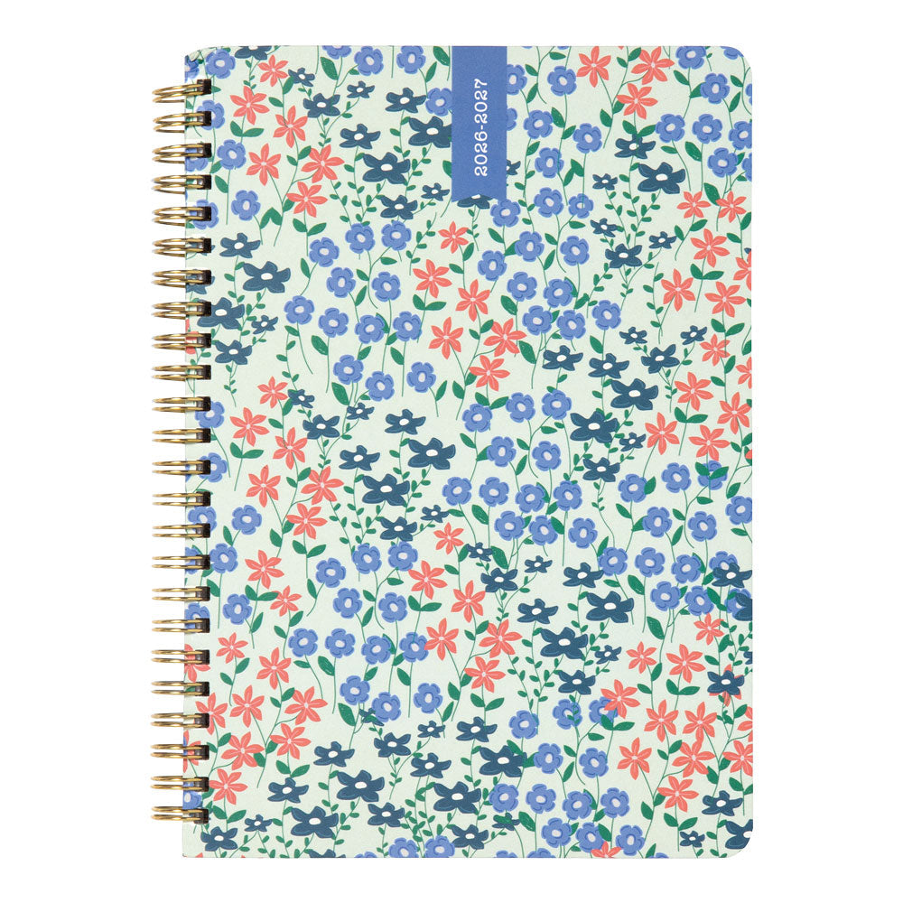 Letts Spring Valley A5 18-Month Week-to-View Planner June 2025–Jan 2027