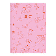 Letts Little Joys A5 Academic Week-to-View Planner 2026–2027 Pink