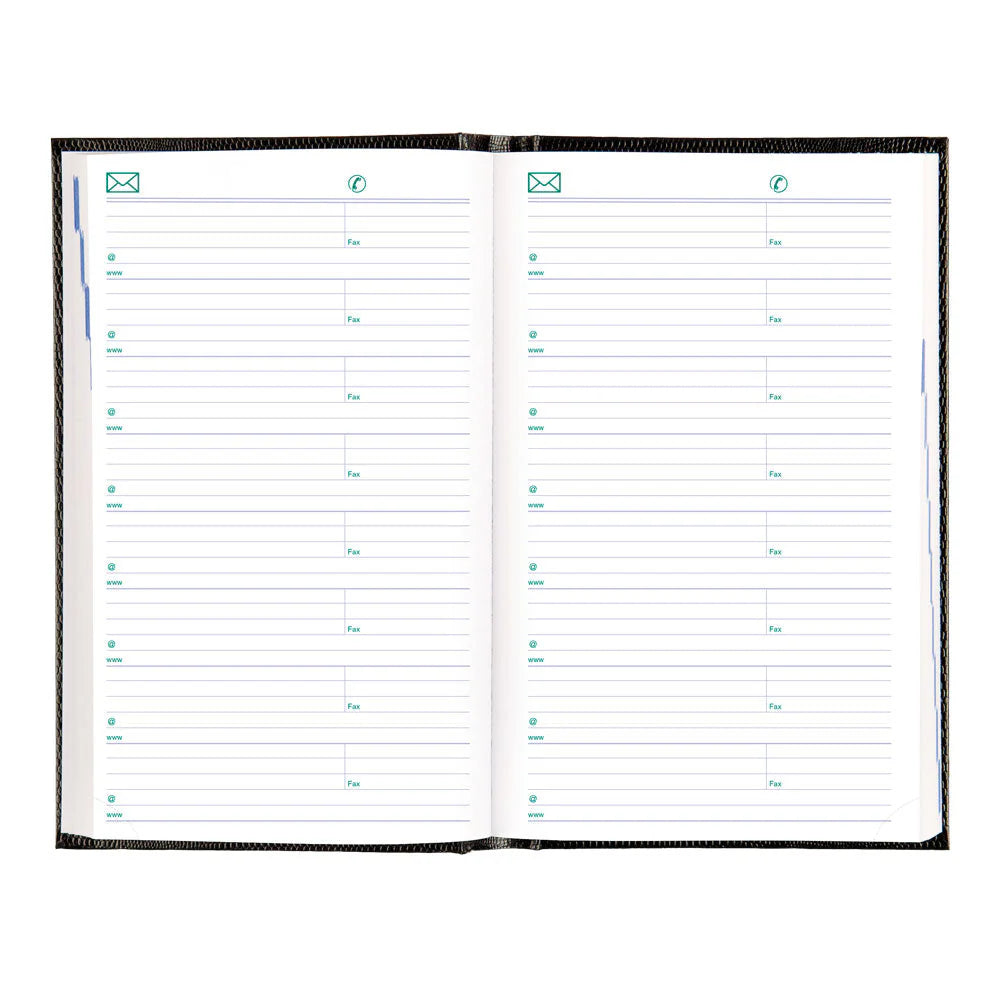 Agenda Journal Couverture Rigide 8x5 Noir