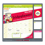 Blueline Fridgeplanner 17-Month Magnetic Calendar Aug 2026–Dec 2027