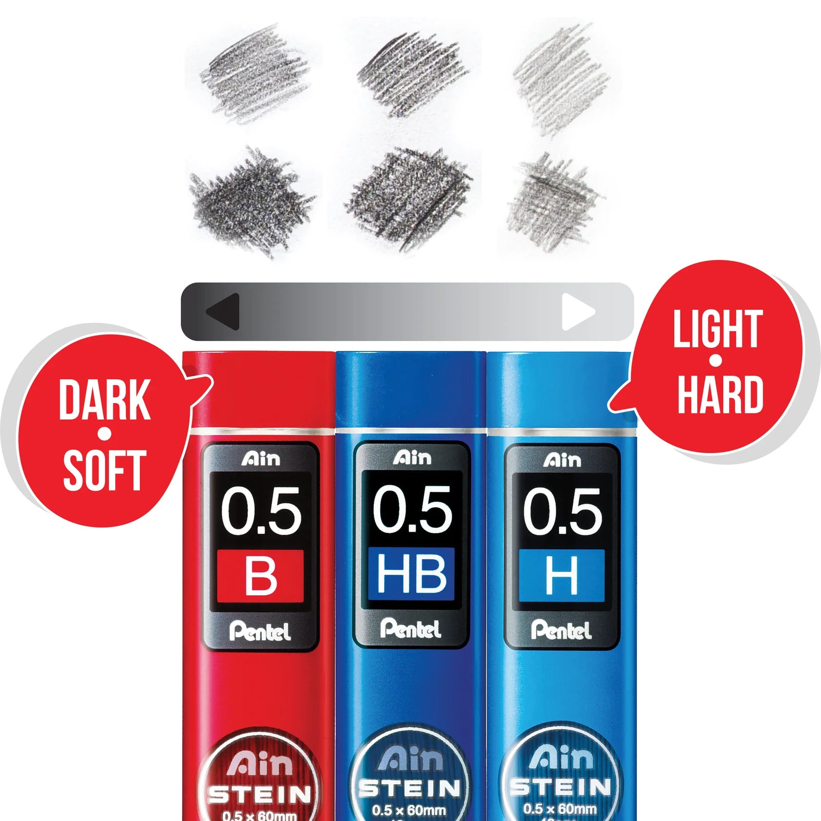Pentel Ain Stein Mechanical Pencil Refill Leads