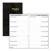 Agenda de poche bilingue Blueline Essential, deux semaines par page
