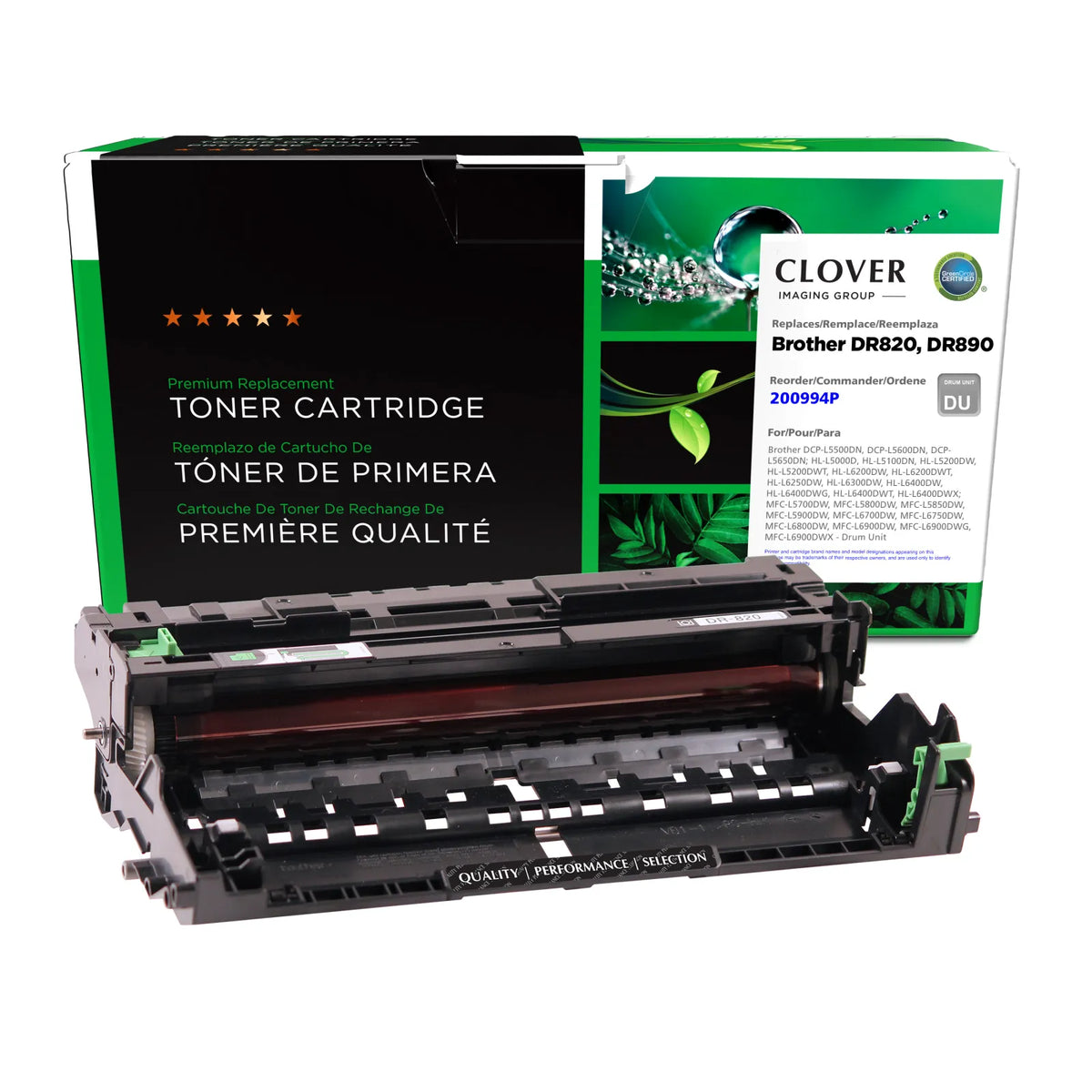 Brother DR820 (50 000 pages) - Reconditionné Clover