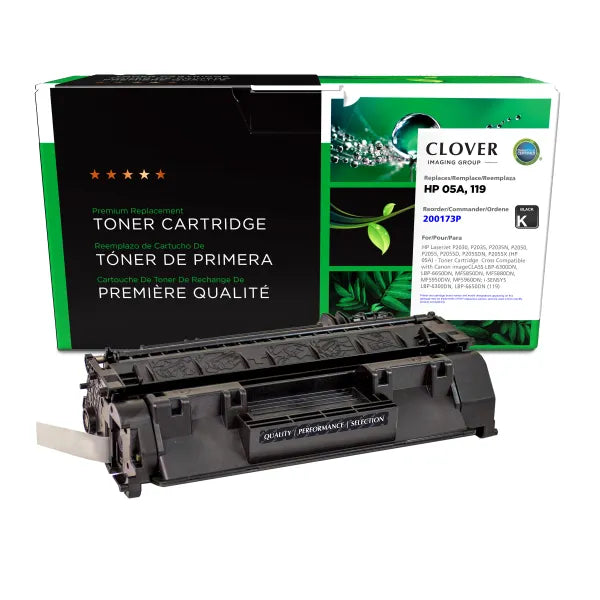 CIG Remanufactured Laser Toner Cartridge 05A (Canon 119, Canon 3479B001AA, CE505A) - Black - 1 Each