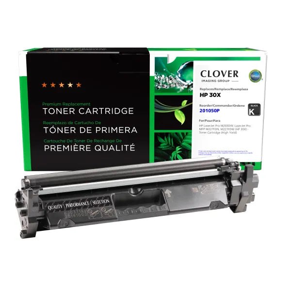 Clover Imaging Remanufactured High Yield Toner Cartridge for HP 30X (CF230X)