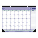 Blueline 13-Month Academic Monthly Desk Pad Calendar July2026–July 2027 21¼"x16"