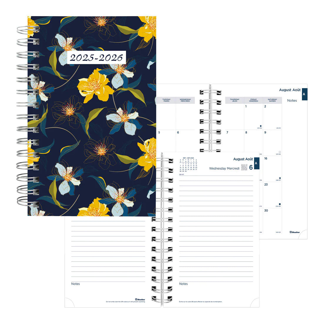 Planner Academic Daily 8 X 5 Blossom 2025/26