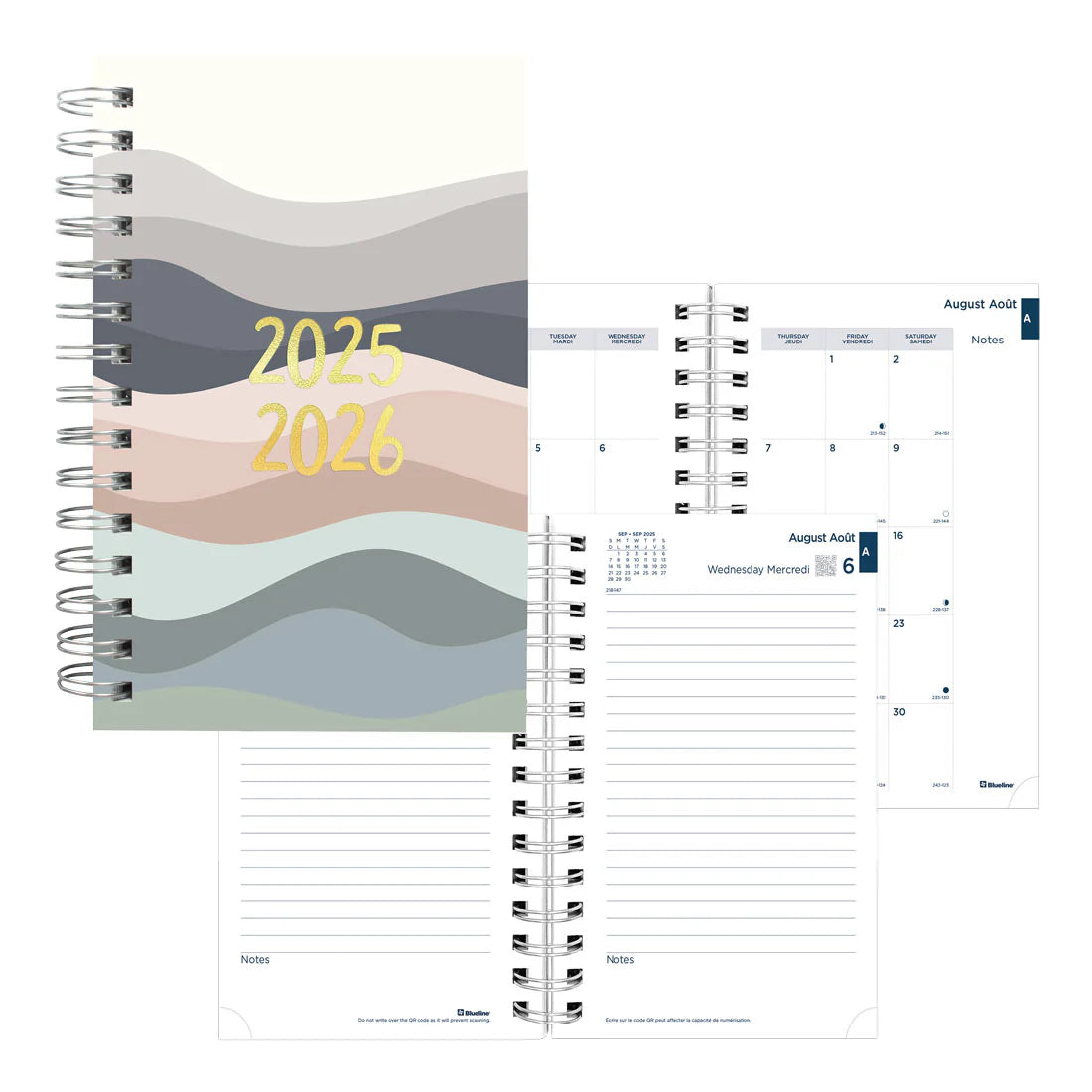 Planner Academic Daily 8 X 5 Under the sea 2025/26