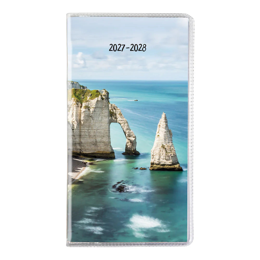 Brownline 2-Year Monthly Pocket Planner Jan 2027–Dec 2028, Assorted Colours, 6.5"x3.5"