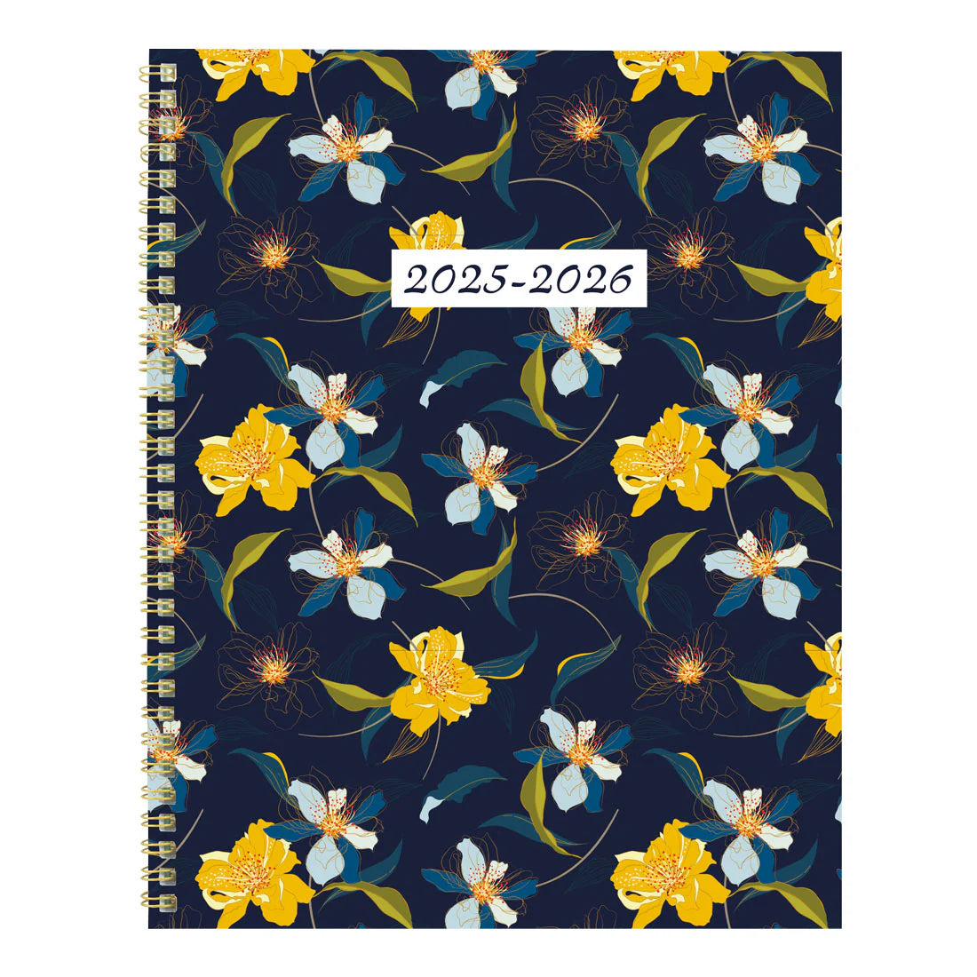 Planner Academic Monthly 11 X 8 1/2 Blossom Navy 2025/26