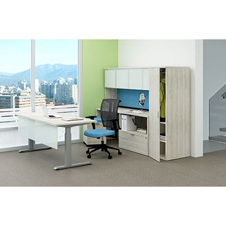Calypso Height Adjustable Desk Base in Black