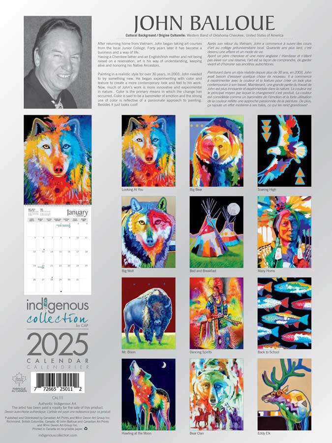 Indigenous Collection 2025 Wall Calendars