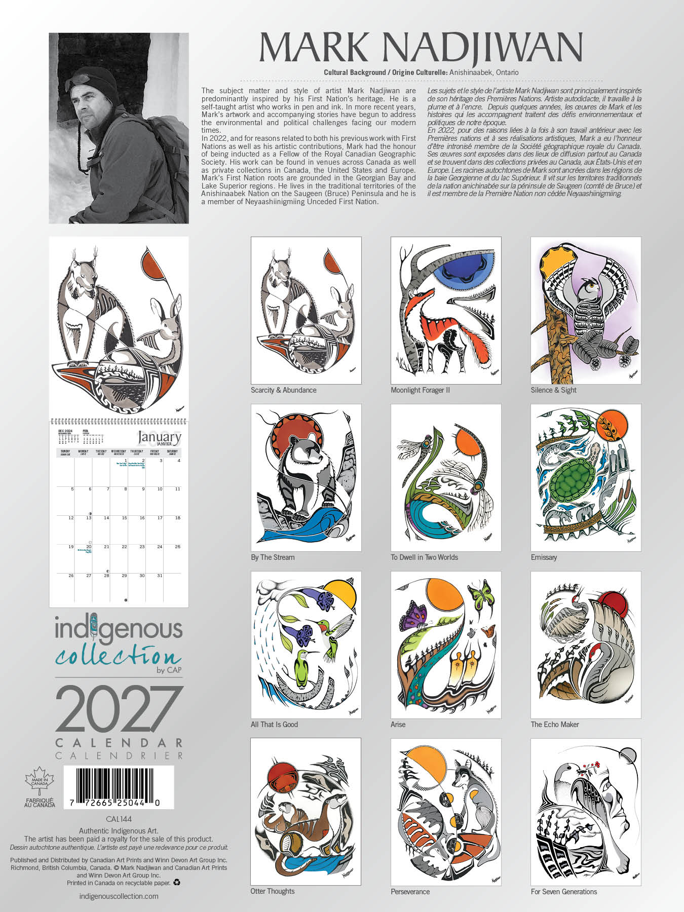 Indigenous Collection 2027 Wall Calendars