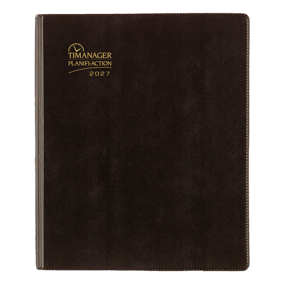Agenda semainier timanager noir 2026 CBBM2BLK
