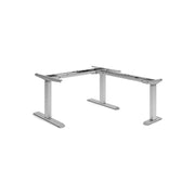 Piètement de bureau réglable en hauteur à 3 pieds Cleo - Argenté