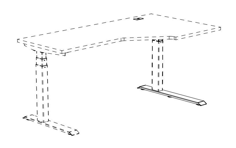 Calypso 36" Corner Module Foot - Silver
