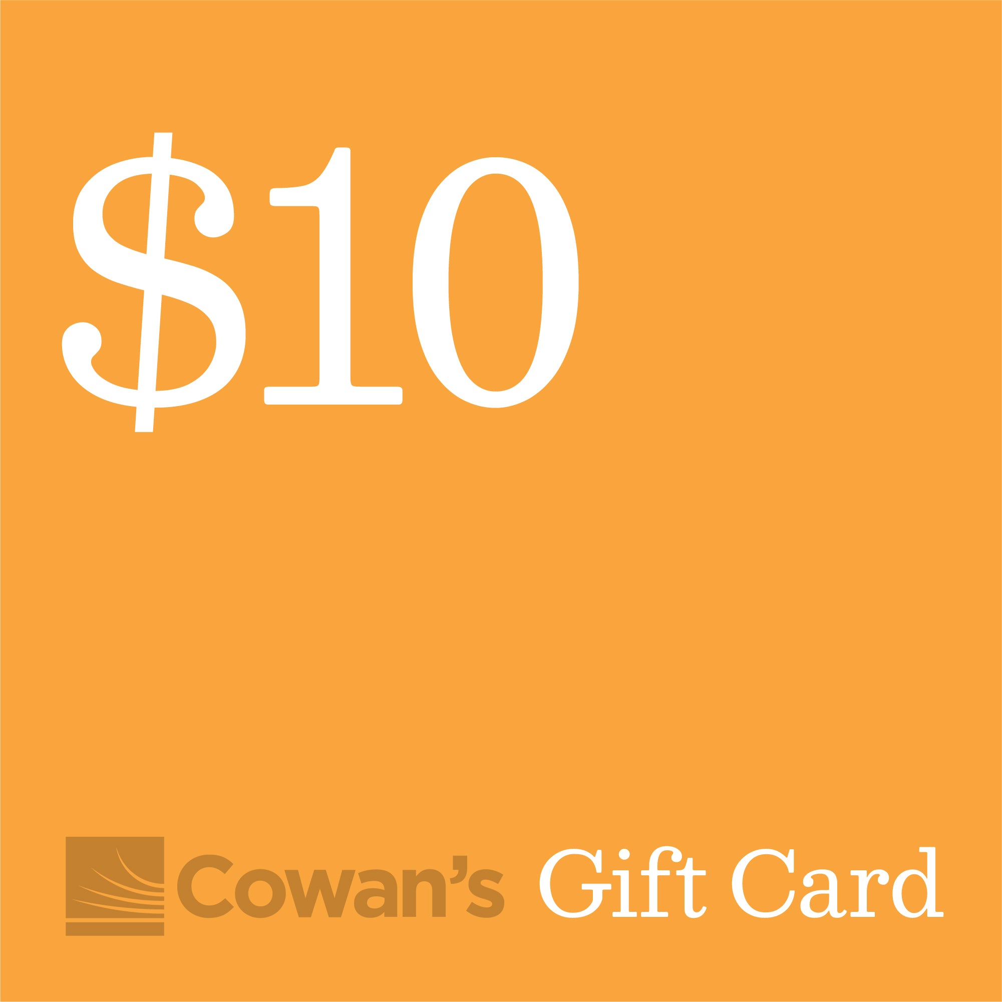 Cowan’s Gift Cards