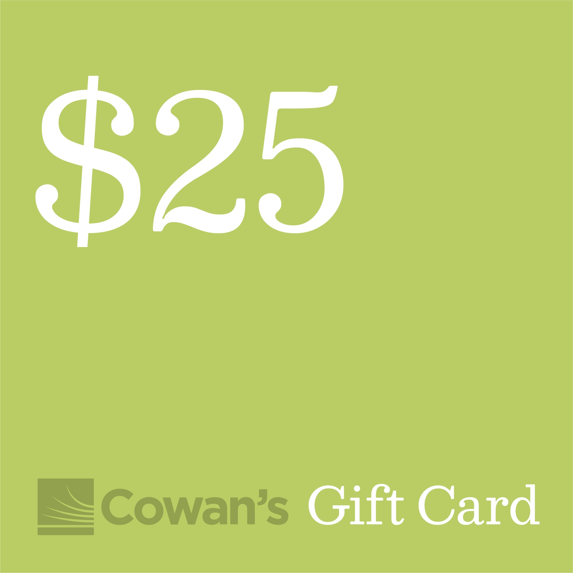 Cowan’s Gift Cards