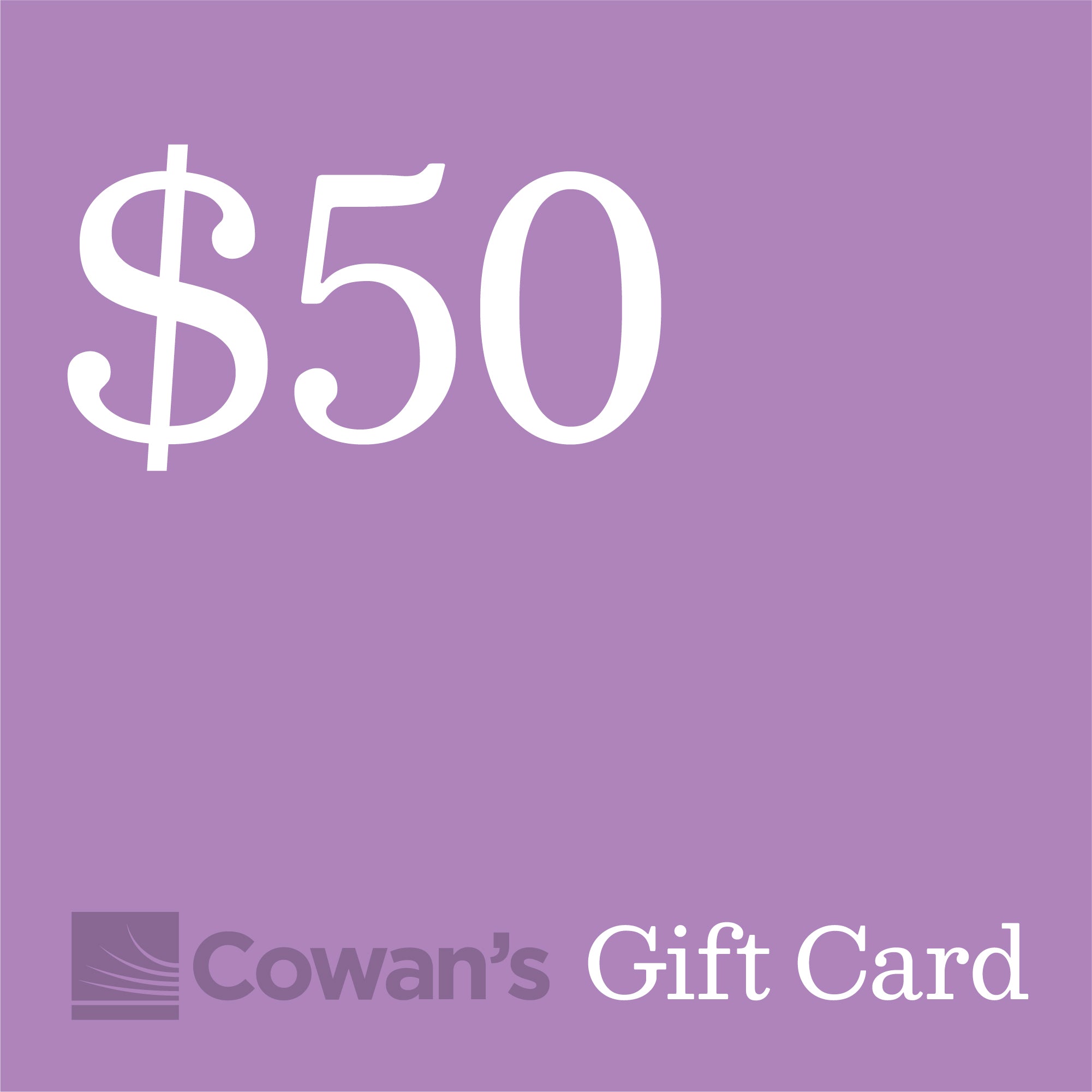Cowan’s Gift Cards