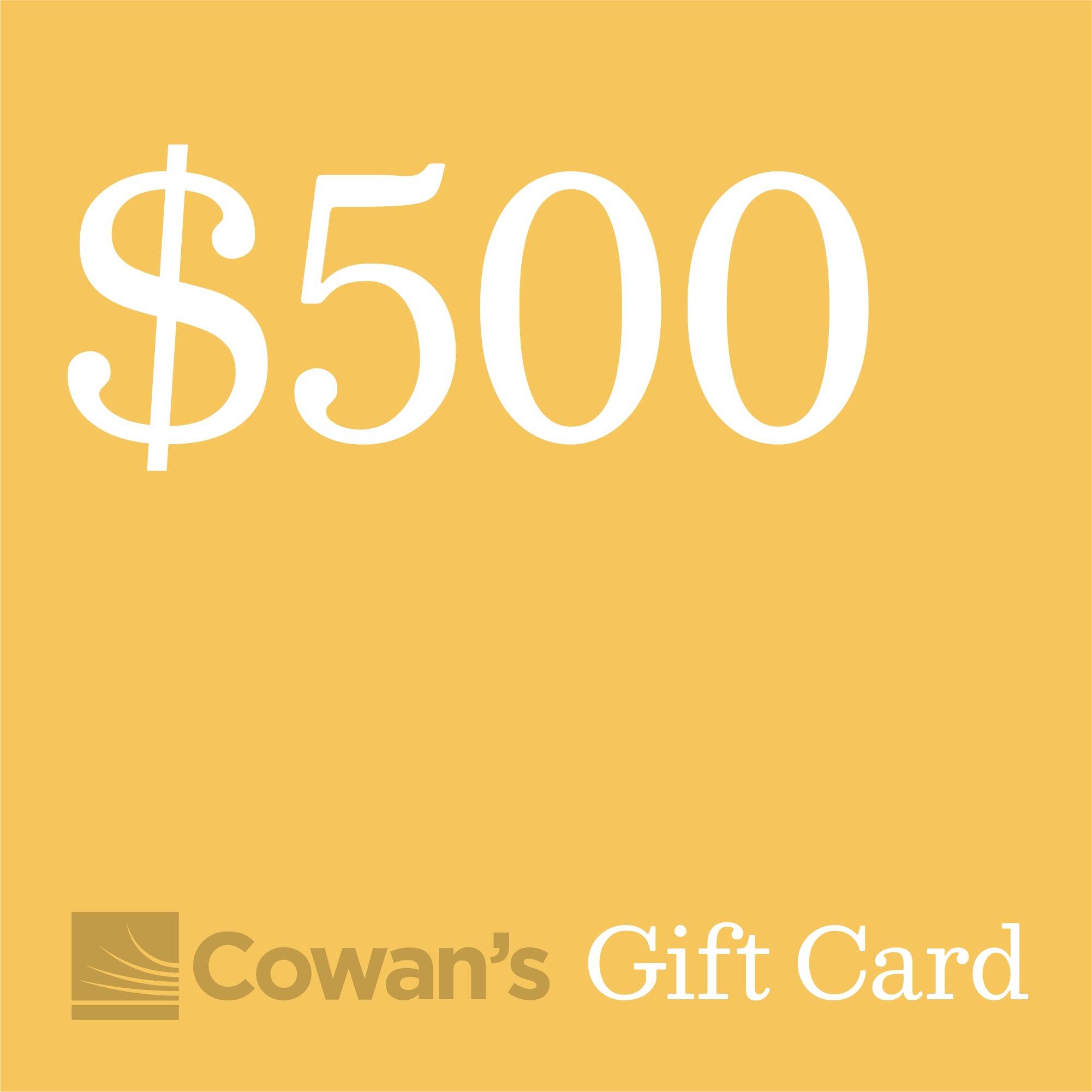 Cowan’s Gift Cards