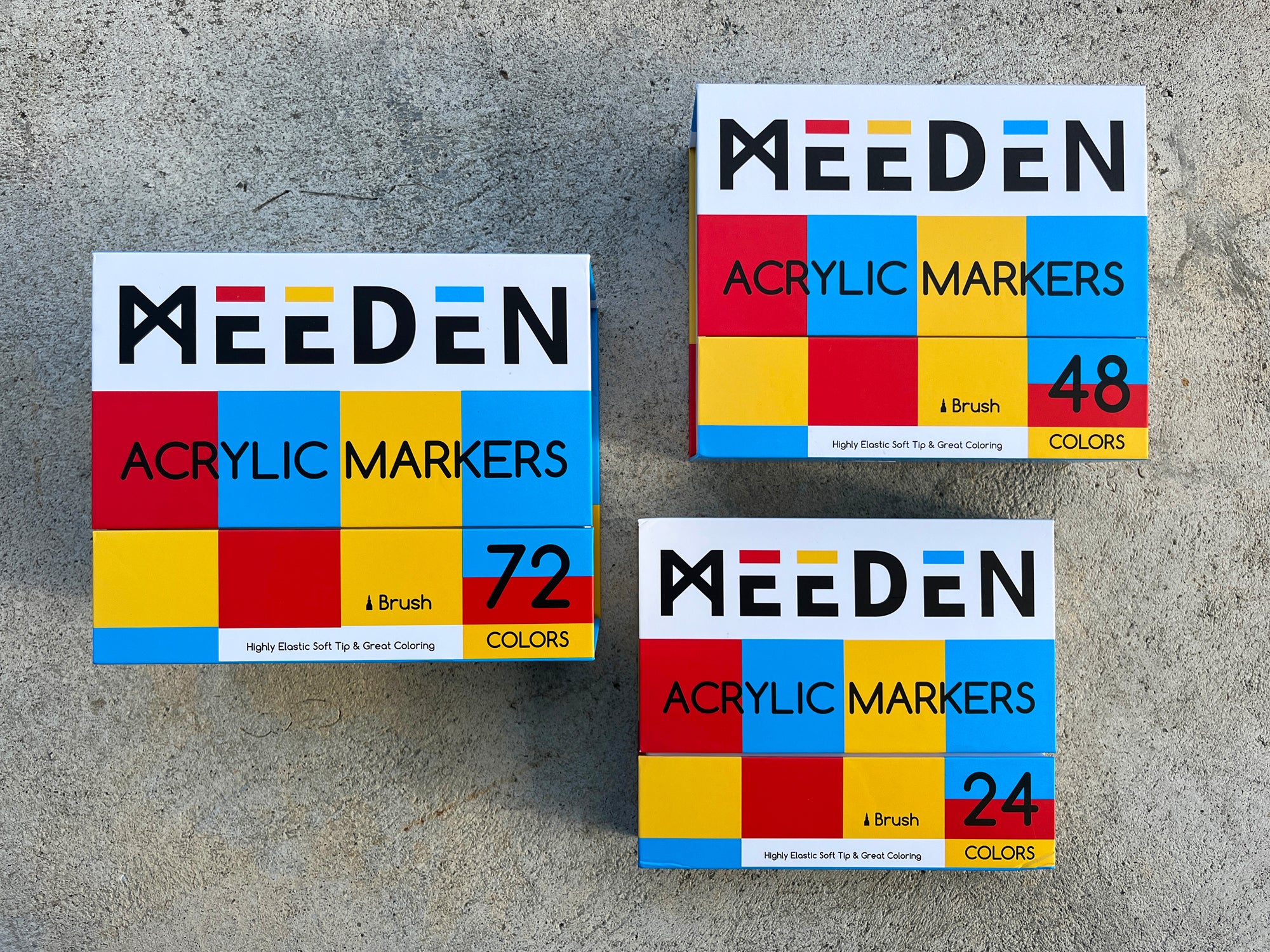 Meeden Acrylic Marker Sets / Brush Tip