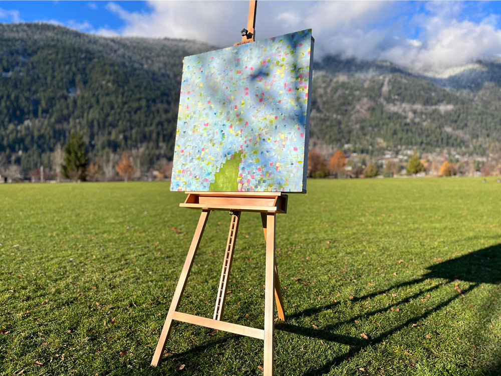 Meeden A-Frame Tilt Studio Easel Solid Beechwood