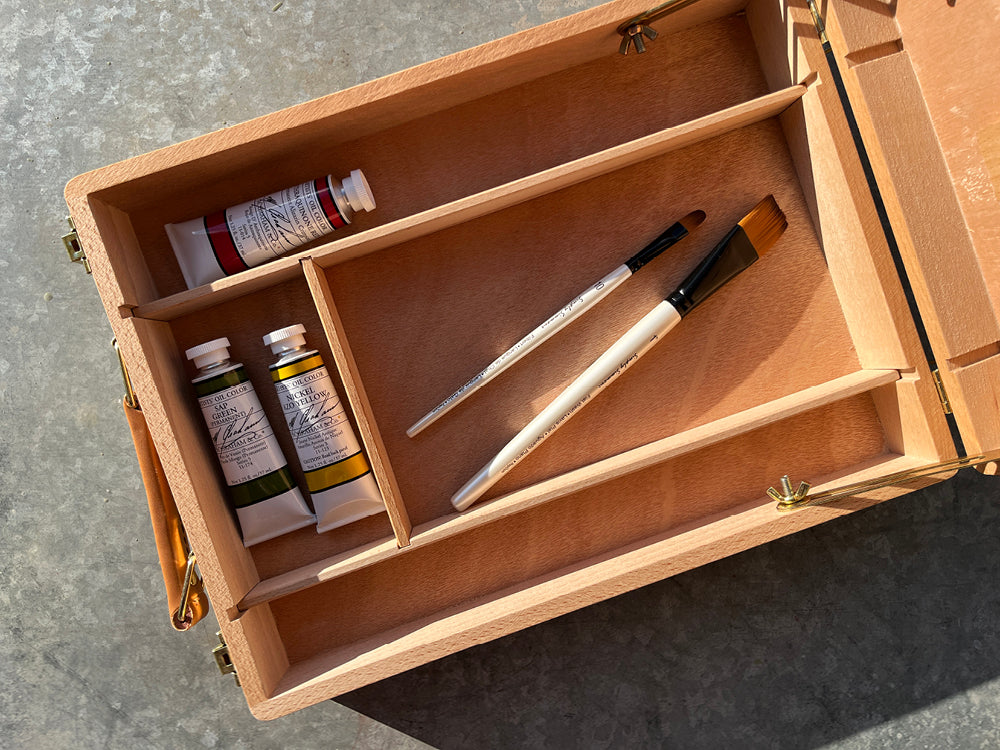 Meeden Studio Sketchbox Mini Easel Solid Beechwood