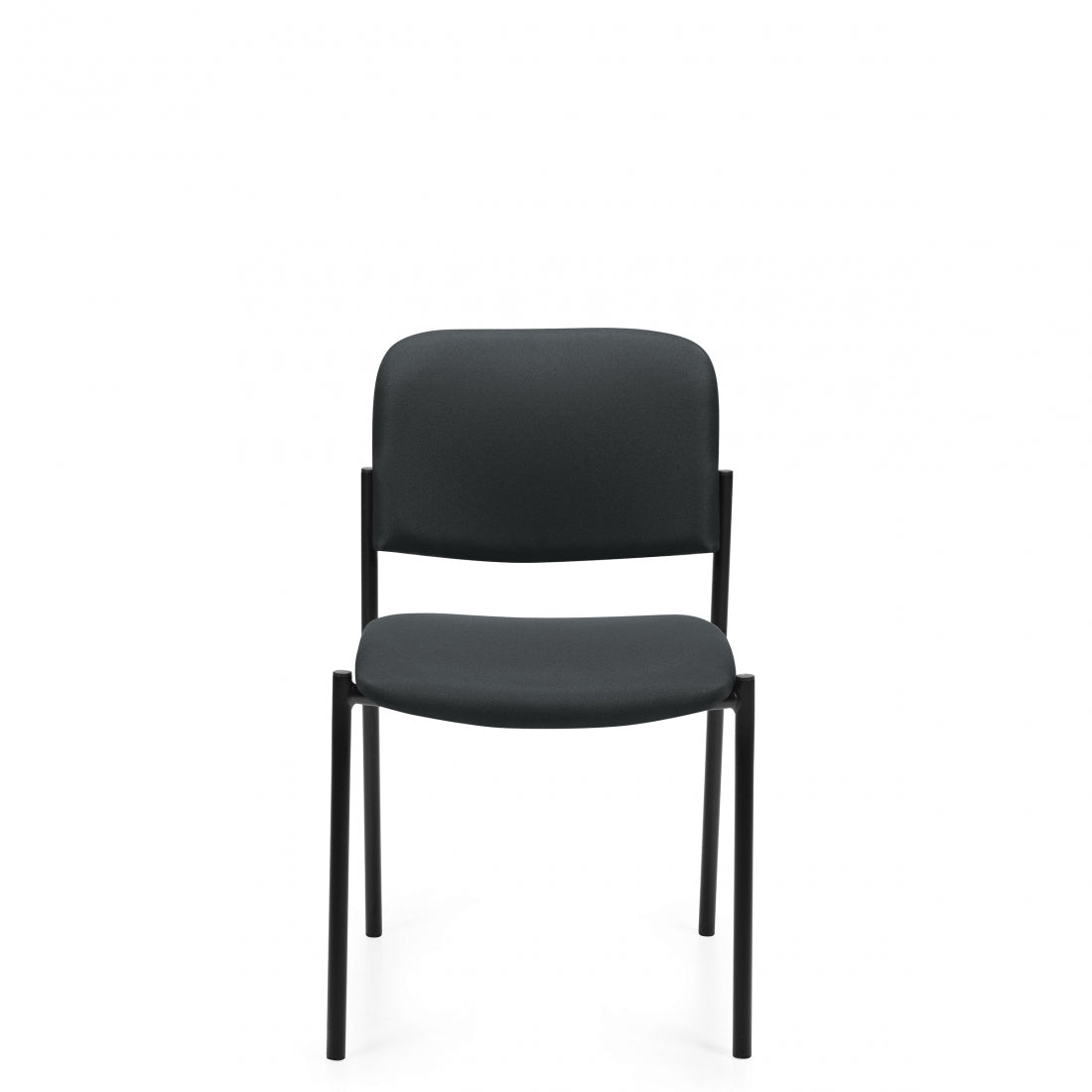 Offices To Go Minto Low Back Stacking Chair — Armchair or Armless