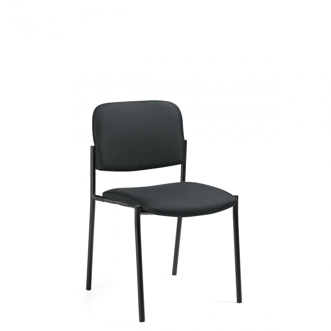 Offices To Go Minto Low Back Stacking Chair — Armchair or Armless