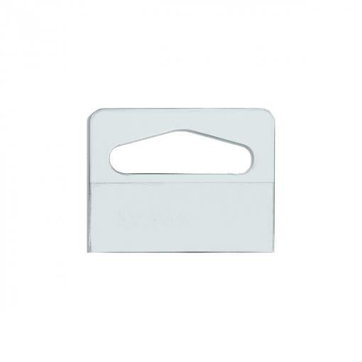 Clear Delta Hole Hang Tabs — Pack of 10