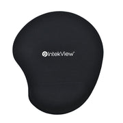 Rounded Gel wrist Mouse pad Black