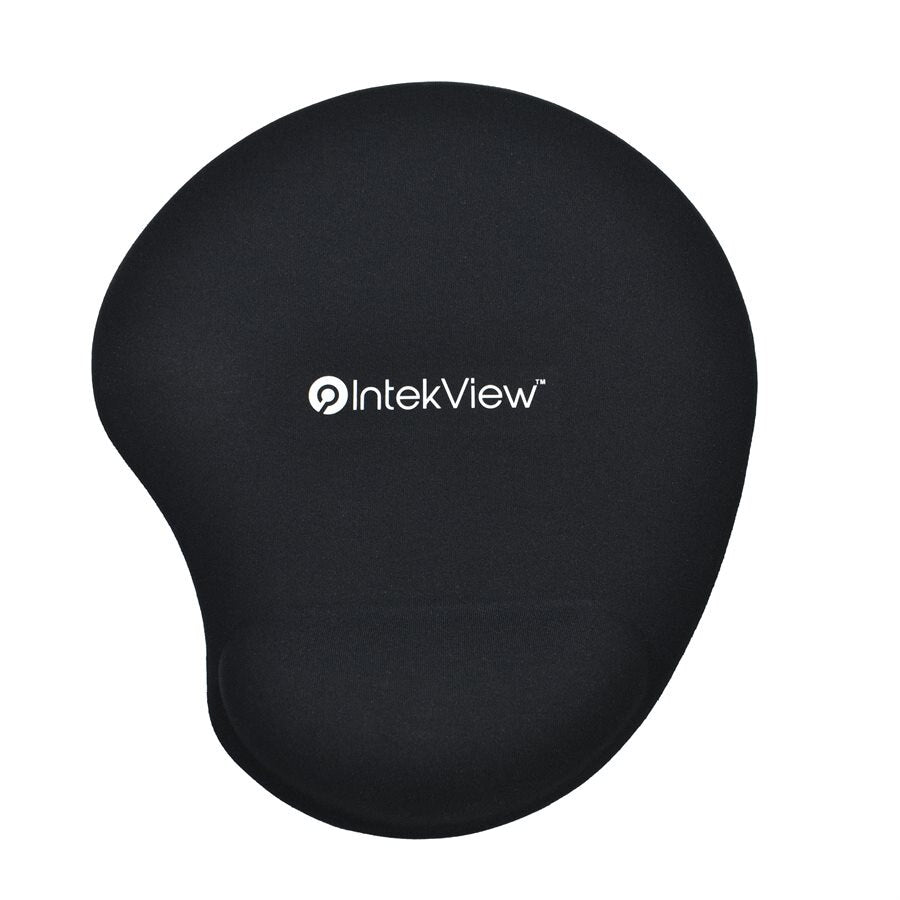 Rounded Gel wrist Mouse pad Black
