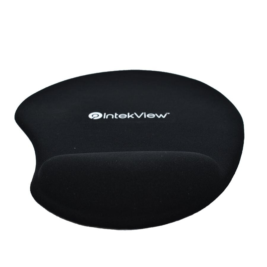 Rounded Gel wrist Mouse pad Black