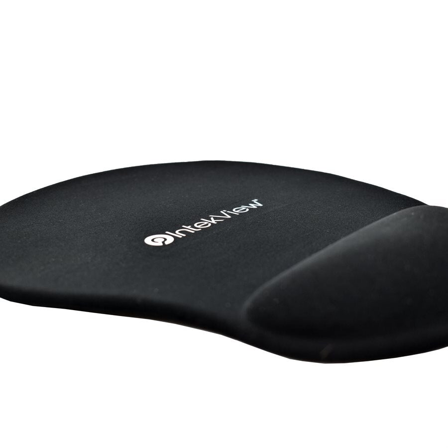 Rounded Gel wrist Mouse pad Black