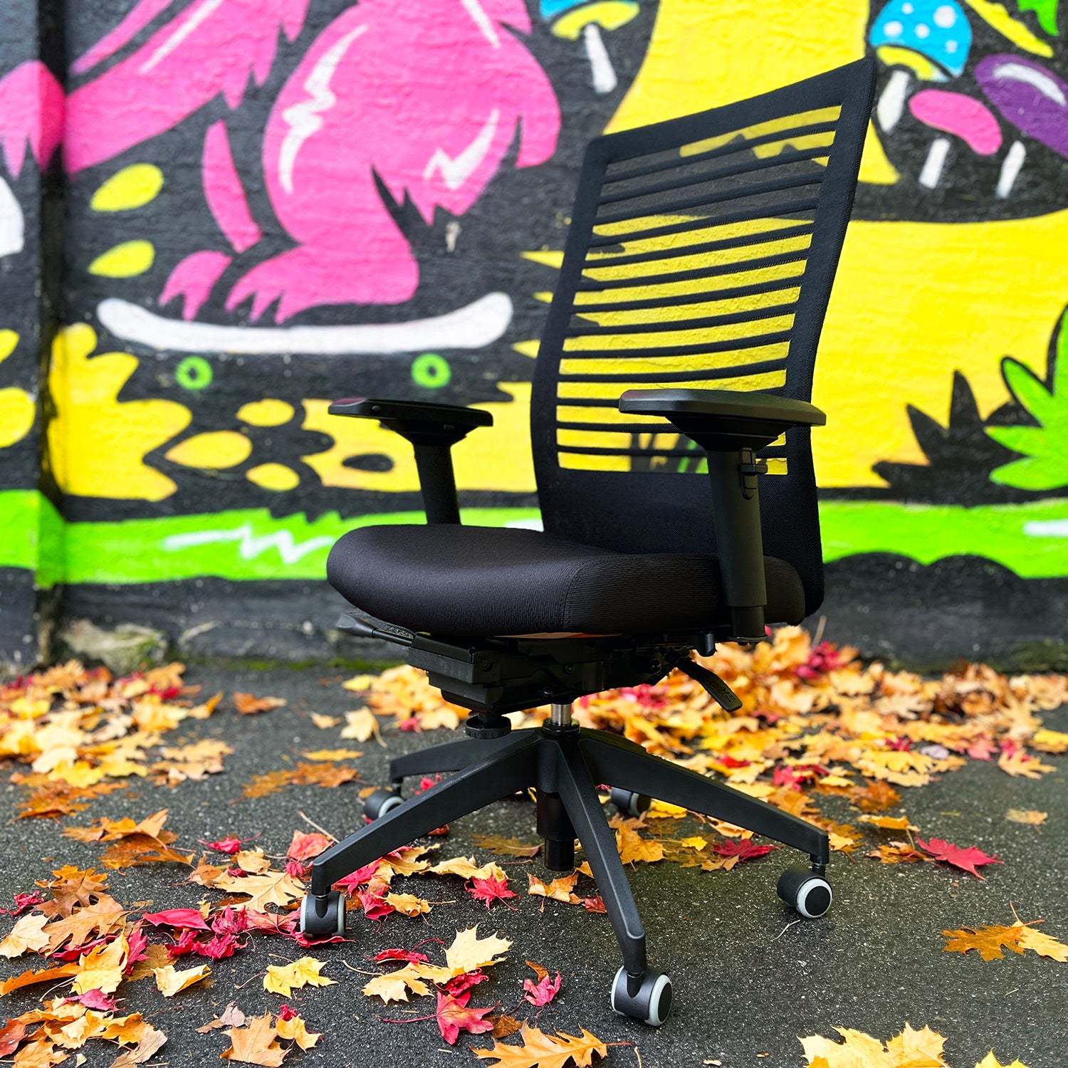 Basics Elora Multi-Tilt Chair – Black Mesh, Mid Back, Ergonomic