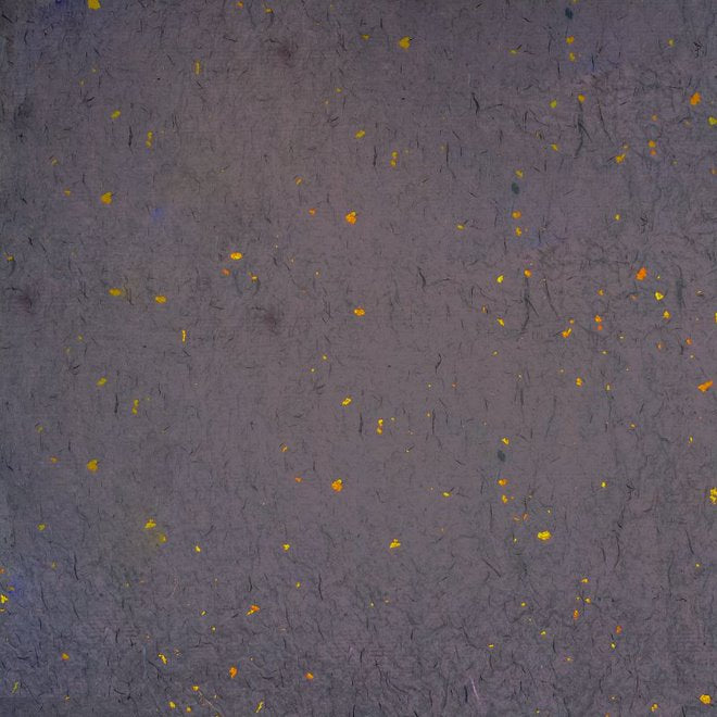 Handmade Mulberry Paper 18 x 24 in - Purple with Gold Flake