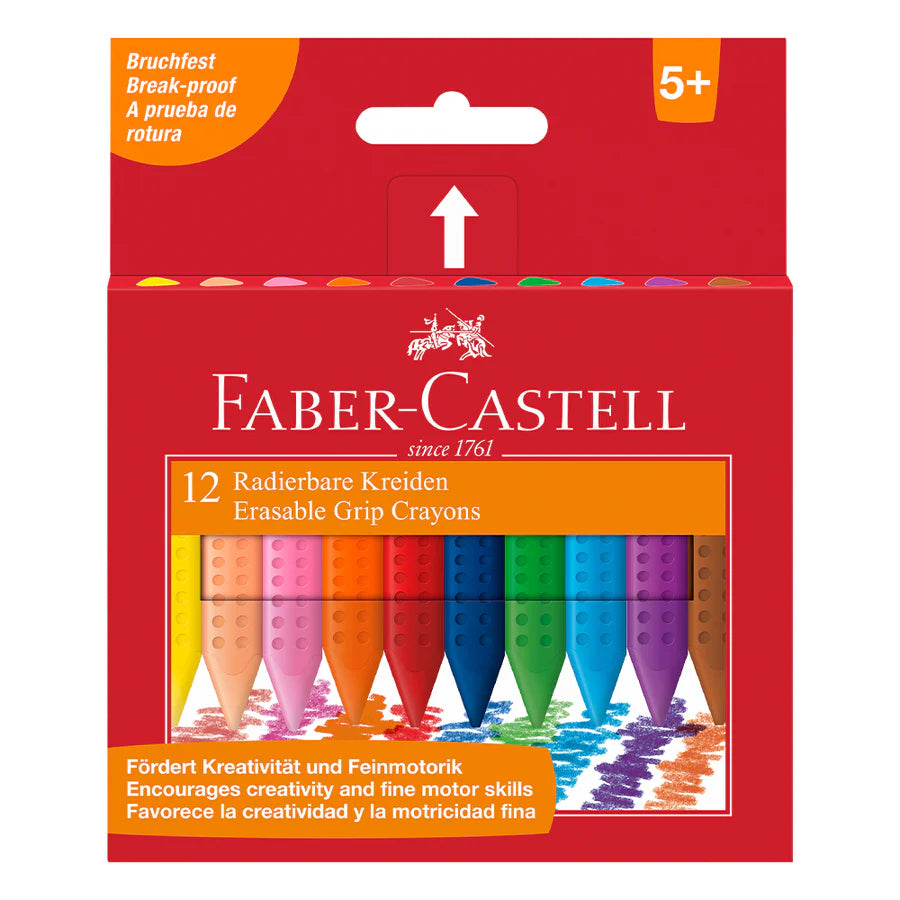 Faber Castell Grip Erasable Crayons