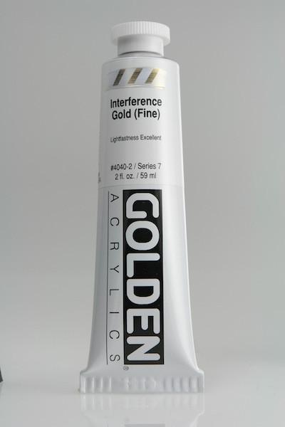 Couleurs Irisées et d'Interférence Golden Heavy Body