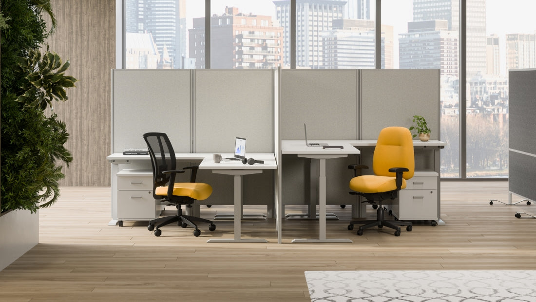 Global Full-Time Multi-Tilter Office Chair - Black, Ergonomic