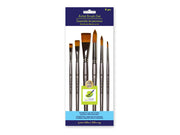 Artist Brush Set of 6 Nylon/Wood