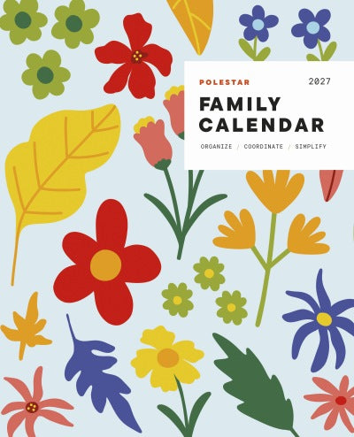 Polestar Family Calendar Planner 2027 – 8×10 in. – Recycled Paper