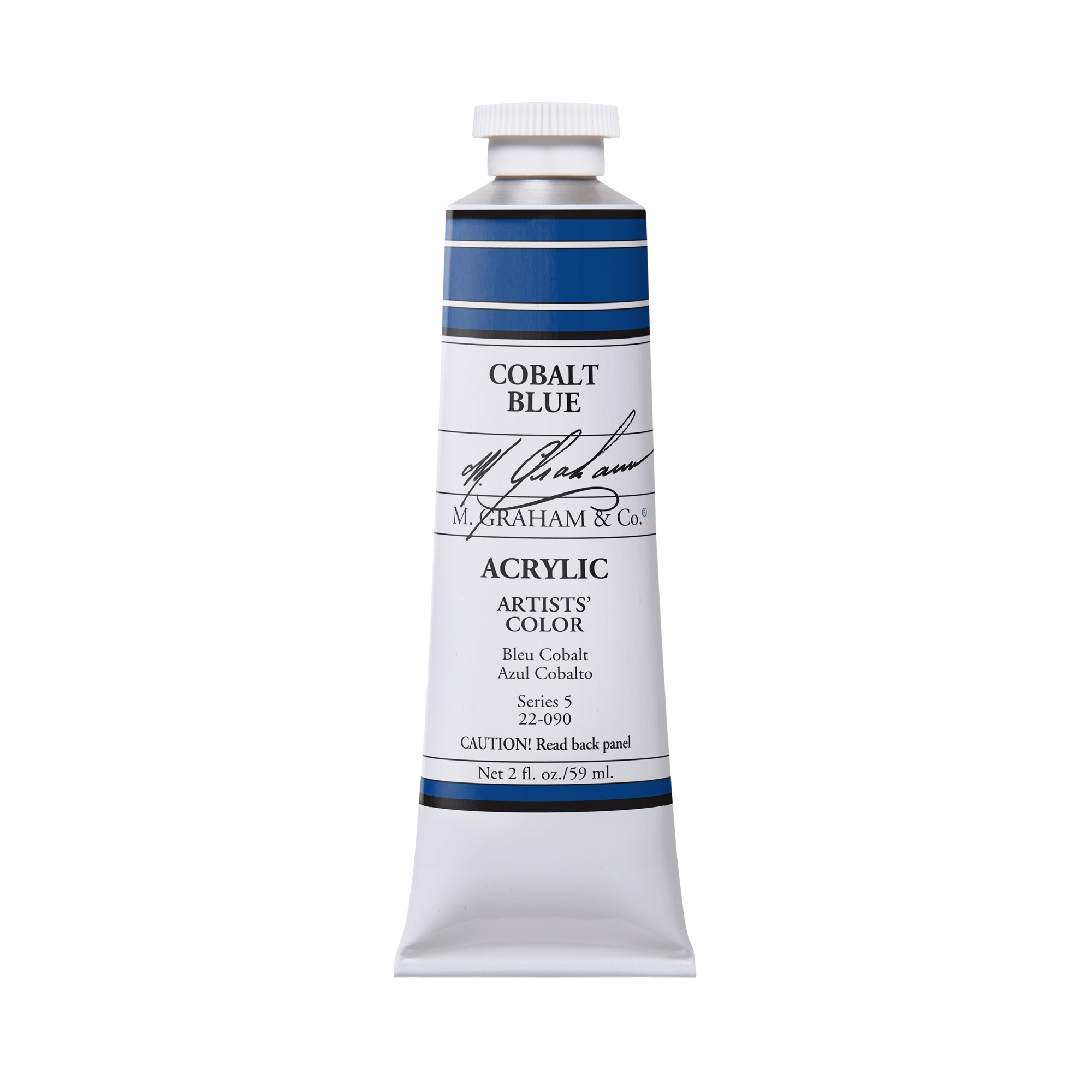 M. Graham Artists' Acrylic - Cobalt Blue, 2 oz / 60 ml tube
