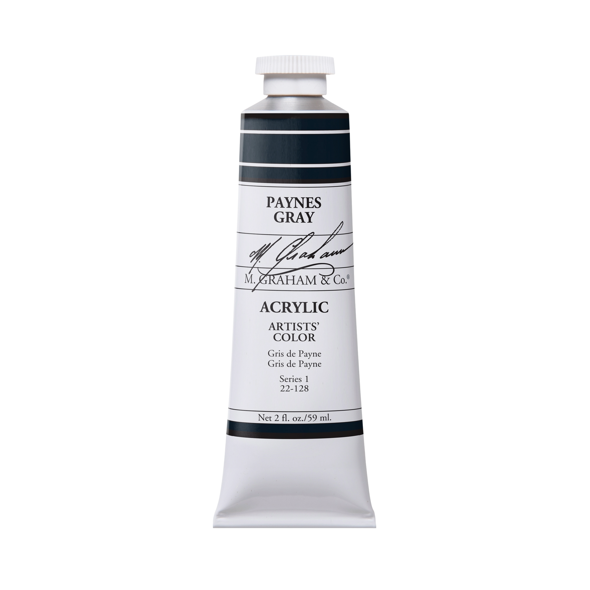 M. Graham Artists' Acrylic - Paynes Gray, 2 oz / 60 ml tube
