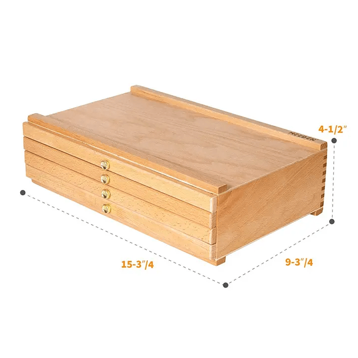 Beechwood 4-Drawer Unit