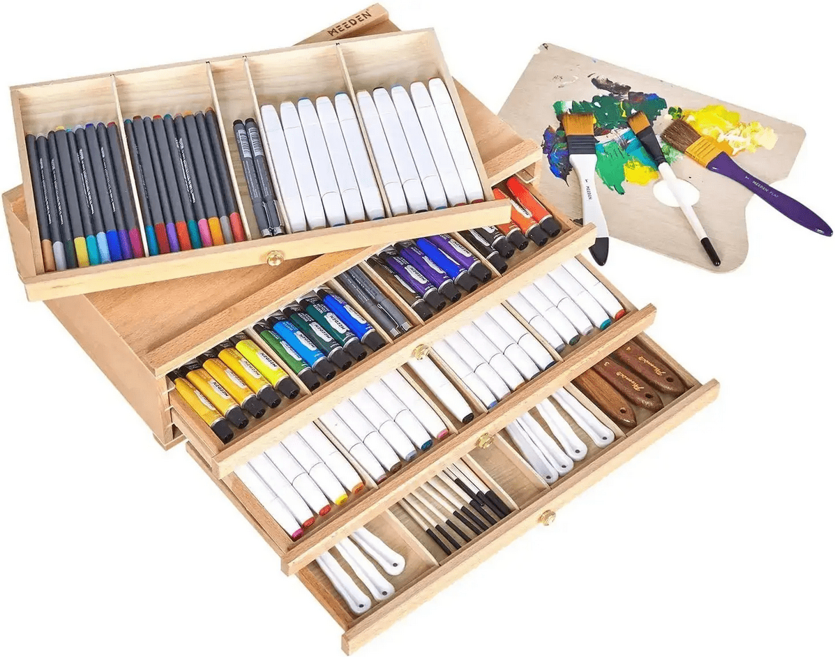 Beechwood 4-Drawer Unit