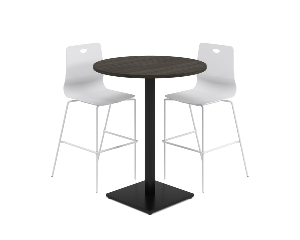 Heartwood Innovations Round & Square Table Tops – 36" Round, Grey Dusk